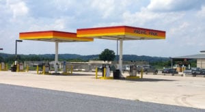 Gas station. 