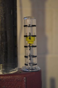 tank gauge on heating oil tank