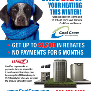 Our Lennox Winter Rebate Promotion is on Now Until Feb 3rd!