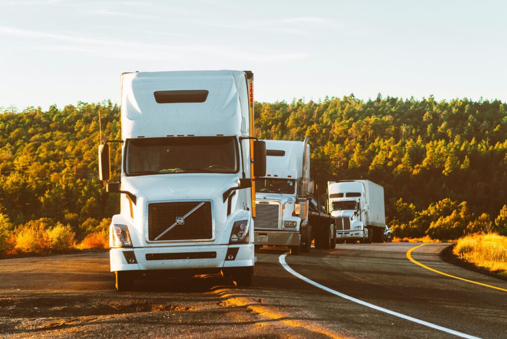 trucks delivering fuel