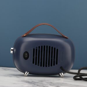 space heater sitting on a table