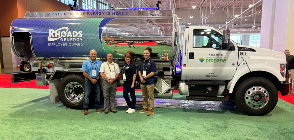 F-750 propane truck