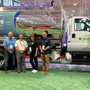 F-750 propane truck